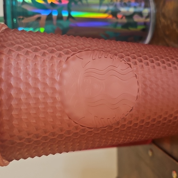 Starbucks Green and Silver, Hot Pink, Frosted Pink, and Clear FrostedTumbler Lot - Picture 6 of 11